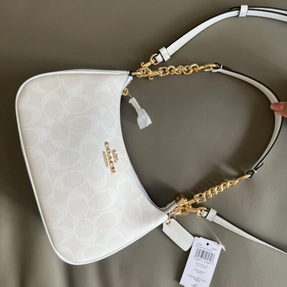 Coach Teri Shoulder Bag In Signature Canvas CA548 - Picture 7 of 9